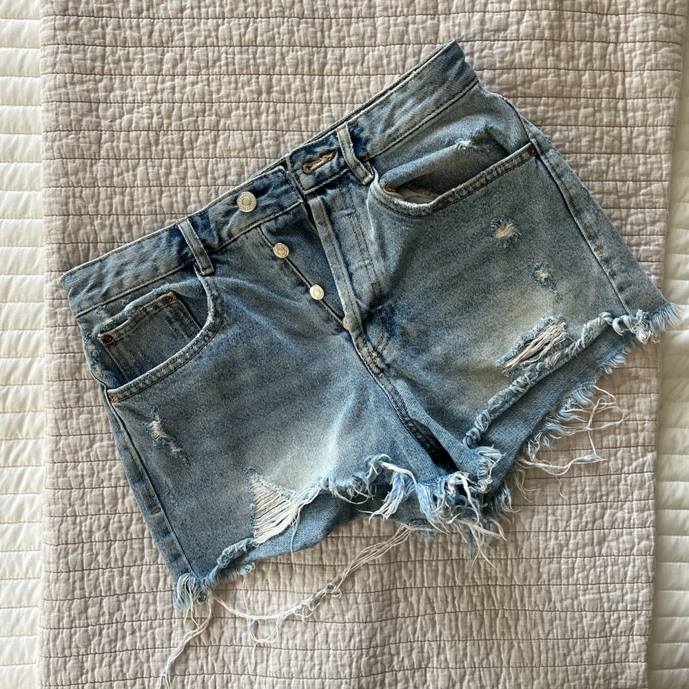 Zara denim shorts